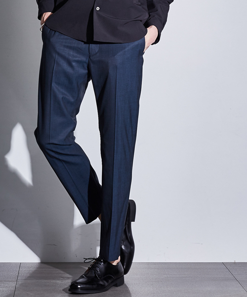 STUDIOUS(ステュディオス)の「サキソニースラックス(スラックス・メンズ・ブルー/ネイビー・1/2)」の2枚目の写真