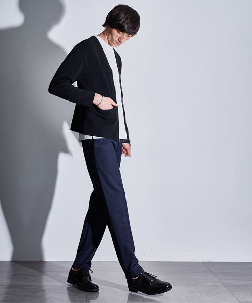 STUDIOUS(ステュディオス)の「サキソニースラックス(スラックス・メンズ・ブルー/ネイビー・1/2)」の4枚目の写真