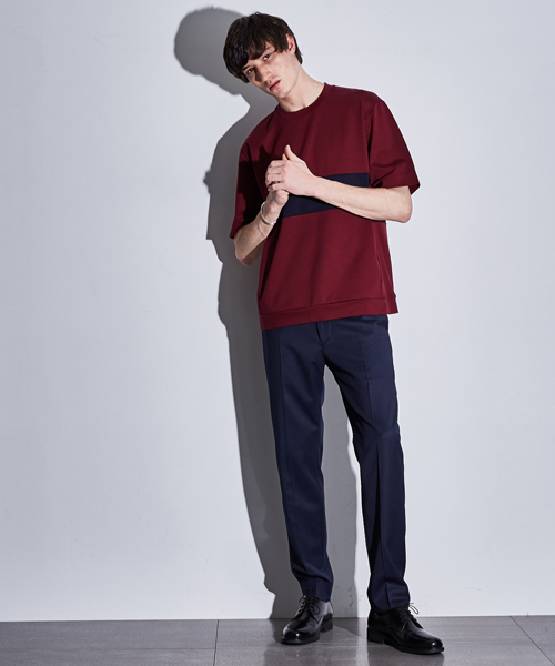 STUDIOUS(ステュディオス)の「サキソニースラックス(スラックス・メンズ・ブルー/ネイビー・1/2)」の5枚目の写真