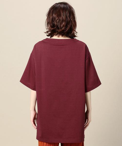 BEAUTY&YOUTH UNITED ARROWS(ビューティーアンドユースユナイテッドアローズ)の「BY コットンサイドスリットビッグTシャツ ◆(Tシャツ/カットソー・レディース・ホワイト/ワインレッド/ブラック・FREE)」の13枚目の写真