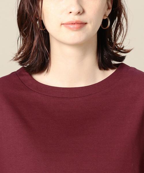 BEAUTY&YOUTH UNITED ARROWS(ビューティーアンドユースユナイテッドアローズ)の「BY コットンサイドスリットビッグTシャツ ◆(Tシャツ/カットソー・レディース・ホワイト/ワインレッド/ブラック・FREE)」の17枚目の写真