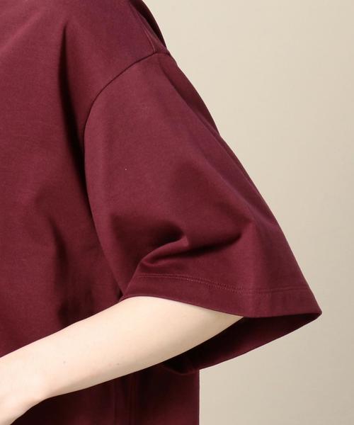 BEAUTY&YOUTH UNITED ARROWS(ビューティーアンドユースユナイテッドアローズ)の「BY コットンサイドスリットビッグTシャツ ◆(Tシャツ/カットソー・レディース・ホワイト/ワインレッド/ブラック・FREE)」の6枚目の写真
