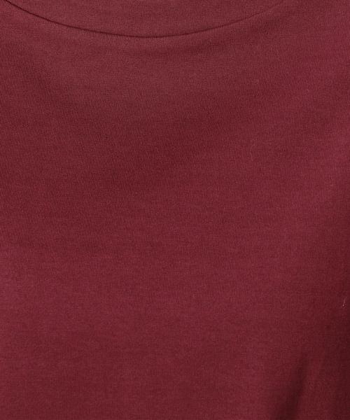 BEAUTY&YOUTH UNITED ARROWS(ビューティーアンドユースユナイテッドアローズ)の「BY コットンサイドスリットビッグTシャツ ◆(Tシャツ/カットソー・レディース・ホワイト/ワインレッド/ブラック・FREE)」の8枚目の写真
