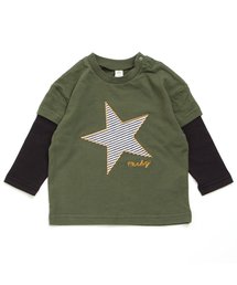 apres les cours | BIGスターレイヤードTシャツ(Tシャツ/カットソー)