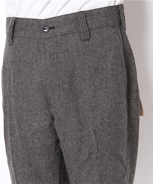 BEAMS（ビームス）の「□CAT'S PAW×BEAMS / 別注 ヘリンボーン クロップドパンツ（スラックス・メンズ・グレー/ダークブラウン・28/30/32/34）」の5枚目の写真