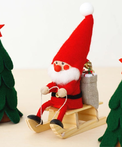 そりに乗ったサンタクロース　大きな人形　オブジェ　飾り物 楽天市場】【セール 全品5%OFFクーポン】【最強配送】クリスマス