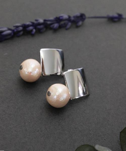 florist（フローリスト）の「プレーン＆ヘアラインプレートコットンパールピアス/イヤリング（ピアス（両耳用）・レディース・その他1/その他2/その他3/その他4/その他8/その他6/その他7/その他5/その他16/その他17/その他18/その他11/その他12/その他13/その他14/その他15・FREE）」の9枚目の写真