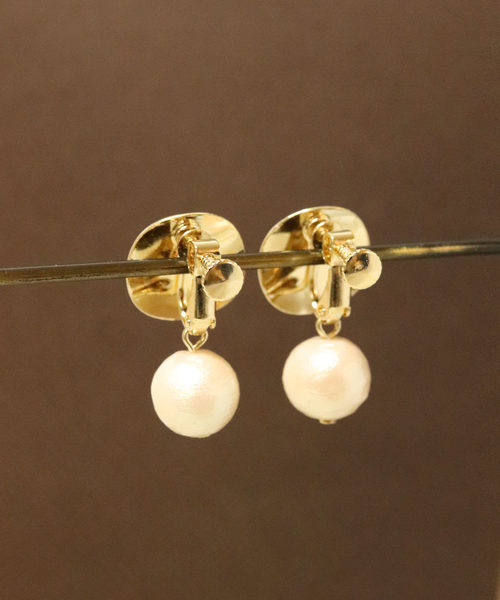 florist（フローリスト）の「プレーン＆ヘアラインプレートコットンパールピアス/イヤリング（ピアス（両耳用）・レディース・その他1/その他2/その他3/その他4/その他8/その他6/その他7/その他5/その他16/その他17/その他18/その他11/その他12/その他13/その他14/その他15・FREE）」の17枚目の写真