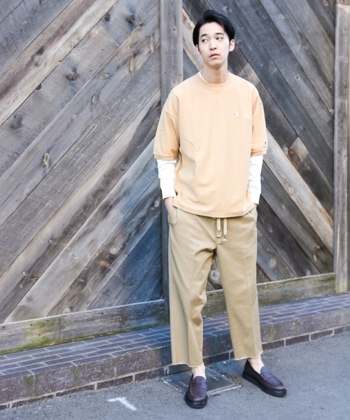 niko and...（ニコアンド）の「NUSAコットンロングスリーブTシャツ（Tシャツ/カットソー・メンズ・ホワイト/グレー/ネイビー/レッド・MEDIUM/LARGE）」の17枚目の写真