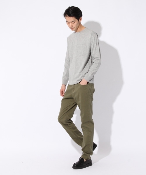 niko and...（ニコアンド）の「NUSAコットンロングスリーブTシャツ（Tシャツ/カットソー・メンズ・ホワイト/グレー/ネイビー/レッド・MEDIUM/LARGE）」の10枚目の写真