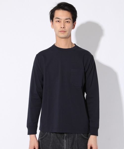 niko and...（ニコアンド）の「NUSAコットンロングスリーブTシャツ（Tシャツ/カットソー・メンズ・ホワイト/グレー/ネイビー/レッド・MEDIUM/LARGE）」の5枚目の写真