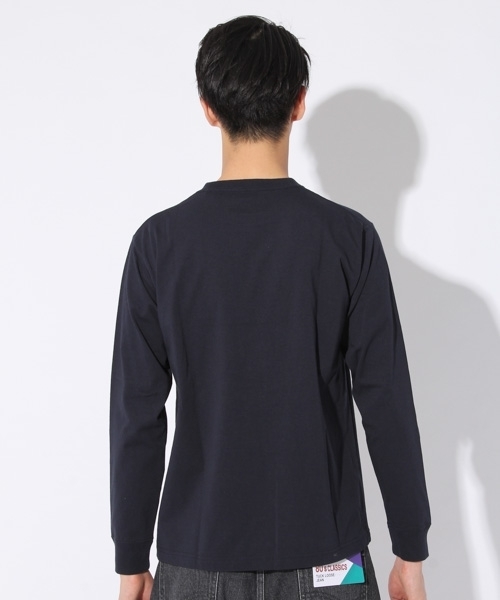 niko and...（ニコアンド）の「NUSAコットンロングスリーブTシャツ（Tシャツ/カットソー・メンズ・ホワイト/グレー/ネイビー/レッド・MEDIUM/LARGE）」の9枚目の写真