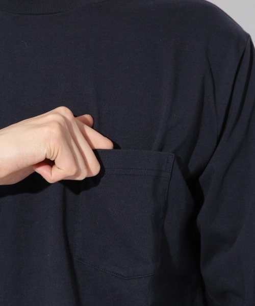 niko and...（ニコアンド）の「NUSAコットンロングスリーブTシャツ（Tシャツ/カットソー・メンズ・ホワイト/グレー/ネイビー/レッド・MEDIUM/LARGE）」の13枚目の写真