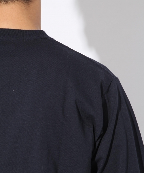 niko and...（ニコアンド）の「NUSAコットンロングスリーブTシャツ（Tシャツ/カットソー・メンズ・ホワイト/グレー/ネイビー/レッド・MEDIUM/LARGE）」の8枚目の写真