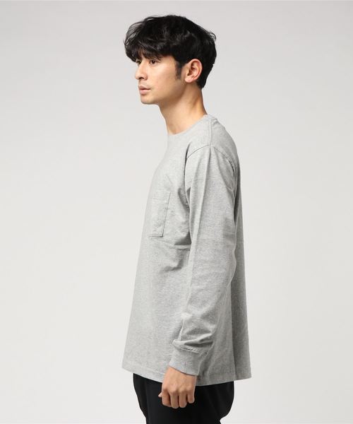 niko and...（ニコアンド）の「NUSAコットンロングスリーブTシャツ（Tシャツ/カットソー・メンズ・ホワイト/グレー/ネイビー/レッド・MEDIUM/LARGE）」の19枚目の写真