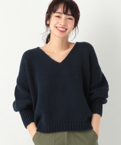 A part by（アパートバイ）の「3GACホールガーメントVPO 780421（ニット/セーター・レディース・アイボリー/グレー/ベージュ/ネイビー・FREE）」の16枚目の写真