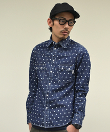 AMERICAN RAG CIE | AMERICAN RAG CIE&Magine COMMONWARE ドットデニムウエスタンシャツ / 107-AMG-1241-604AMG(シャツ/ブラウス)