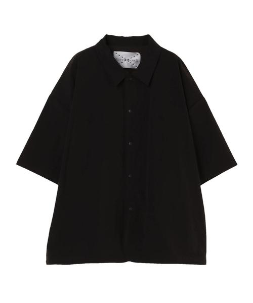 SEVENDAYS=SUNDAY（セブンデイズサンデイ）の「ST ストレッチナイロンパイピング S/S シャツ（シャツ/ブラウス・メンズ・ブラック/カーキ・L/M）」の3枚目の写真