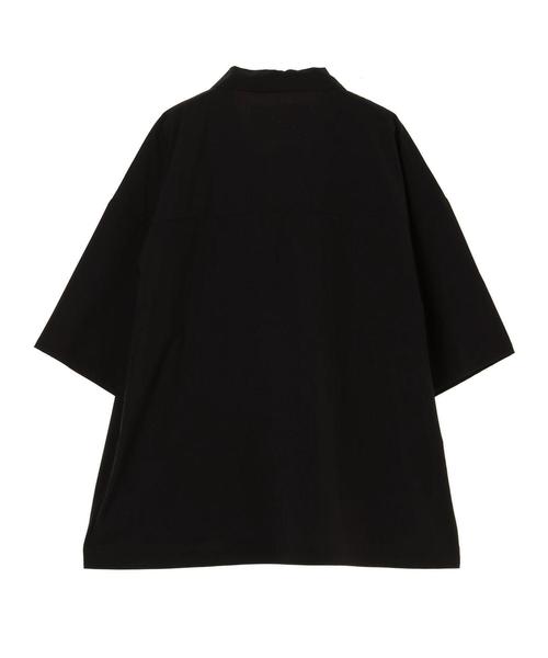 SEVENDAYS=SUNDAY（セブンデイズサンデイ）の「ST ストレッチナイロンパイピング S/S シャツ（シャツ/ブラウス・メンズ・ブラック/カーキ・L/M）」の5枚目の写真