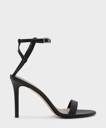 CHARLES & KEITH | アンクルストラップスティレット / ANKLE STRAP STILETTOS(サンダル)