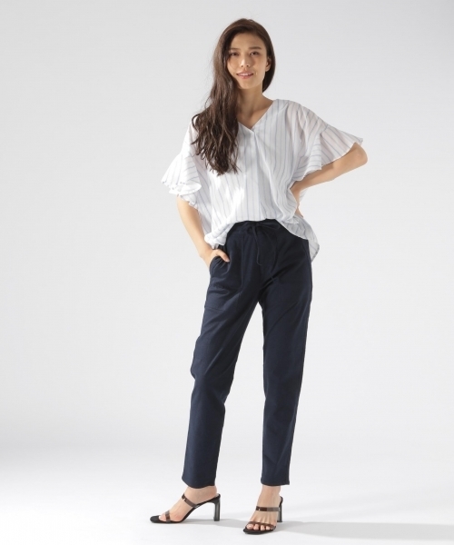 BAYFLOW（ベイフロー）の「BAYFLOW／ソデフレアプリントVネックブラウス 18SS（シャツ/ブラウス・レディース・その他1/その他2/その他4/その他3・MEDIUM/SMALL）」の6枚目の写真