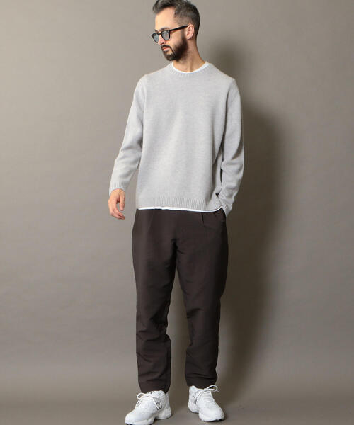 BEAUTY&YOUTH UNITED ARROWS(ビューティーアンドユースユナイテッドアローズ)の「BY スーパージーロン ウール ニット(ニット/セーター・メンズ・ブラック/ライトグレー/オフホワイト/ダークグリーン/ベージュ/レッド・LARGE/MEDIUM/X-LARGE/SMALL)」の12枚目の写真