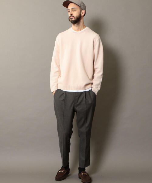 BEAUTY&YOUTH UNITED ARROWS(ビューティーアンドユースユナイテッドアローズ)の「BY スーパージーロン ウール ニット(ニット/セーター・メンズ・ブラック/ライトグレー/オフホワイト/ダークグリーン/ベージュ/レッド・LARGE/MEDIUM/X-LARGE/SMALL)」の21枚目の写真