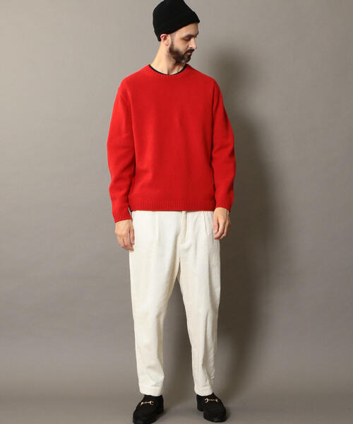 BEAUTY&YOUTH UNITED ARROWS(ビューティーアンドユースユナイテッドアローズ)の「BY スーパージーロン ウール ニット(ニット/セーター・メンズ・ブラック/ライトグレー/オフホワイト/ダークグリーン/ベージュ/レッド・LARGE/MEDIUM/X-LARGE/SMALL)」の15枚目の写真