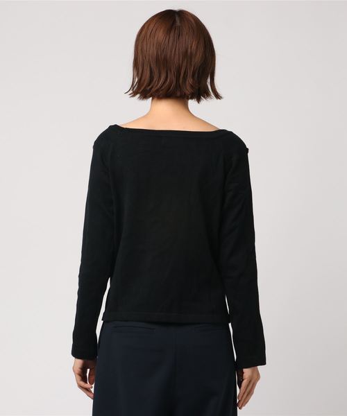 ENVYM(アンビー)の「アームボタンKNIT(ニット/セーター・レディース・ブラック/ベージュ/グレー・FREE)」の5枚目の写真