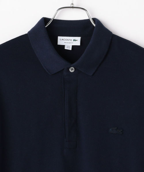 LACOSTE（ラコステ）の「LACOSTE: 【PARIS】ロングスリーブ ポロシャツ（ポロシャツ・メンズ・ホワイト/ネイビー・SMALL/MEDIUM/LARGE）」の10枚目の写真
