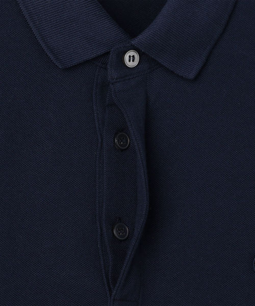 LACOSTE（ラコステ）の「LACOSTE: 【PARIS】ロングスリーブ ポロシャツ（ポロシャツ・メンズ・ホワイト/ネイビー・SMALL/MEDIUM/LARGE）」の7枚目の写真