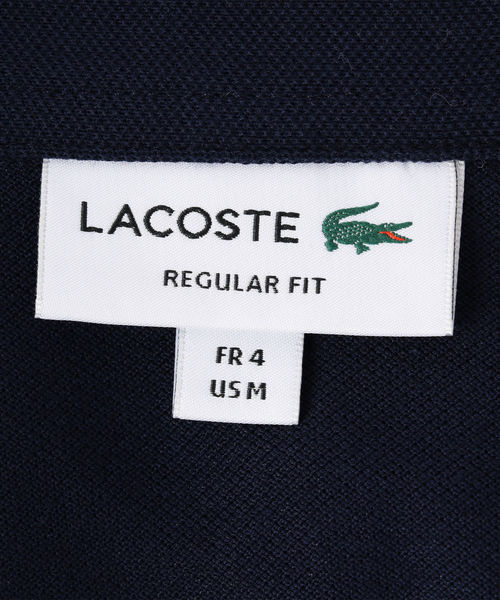 LACOSTE（ラコステ）の「LACOSTE: 【PARIS】ロングスリーブ ポロシャツ（ポロシャツ・メンズ・ホワイト/ネイビー・SMALL/MEDIUM/LARGE）」の5枚目の写真