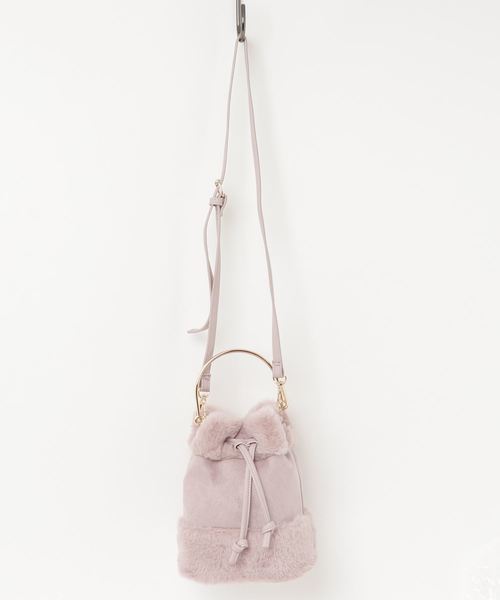 flower（フラワー）の「ラビットバッグ（ショルダーバッグ・レディース・ホワイト/ピンク・FREE）」の2枚目の写真