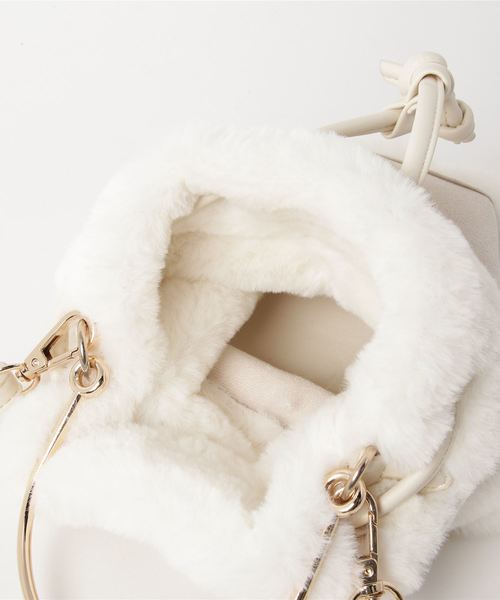 flower（フラワー）の「ラビットバッグ（ショルダーバッグ・レディース・ホワイト/ピンク・FREE）」の3枚目の写真