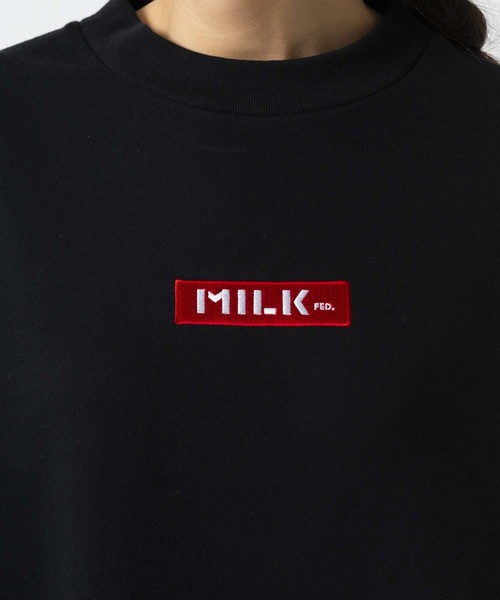 MILKFED.（ミルクフェド）の「BAR SWEAT DRESS（ワンピース・レディース・ブラック/ベージュ/ネイビー/アッシュ・ONE SIZE）」の6枚目の写真