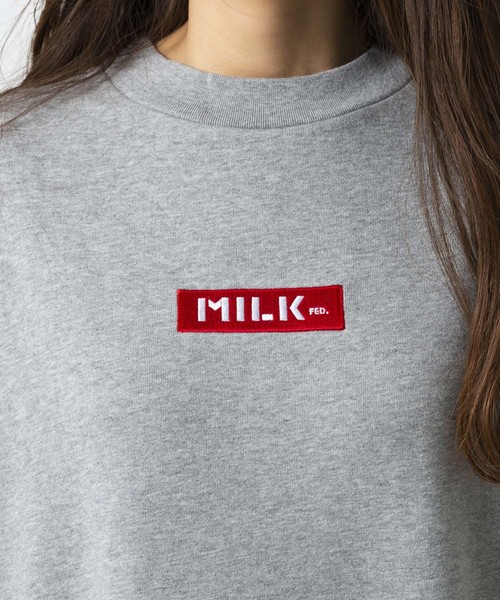 MILKFED.（ミルクフェド）の「BAR SWEAT DRESS（ワンピース・レディース・ブラック/ベージュ/ネイビー/アッシュ・ONE SIZE）」の5枚目の写真
