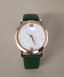 FL import collection | 大理石調文字盤シンプルウォッチ/レディース(アナログ腕時計)