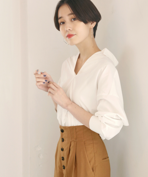LOWRYS FARM（ローリーズファーム）の「スキッパーシャツ 821448