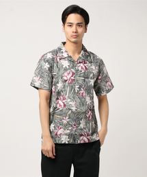 STYLEBLOCK | 総柄オープンカラー開襟アロハシャツ(シャツ/ブラウス)