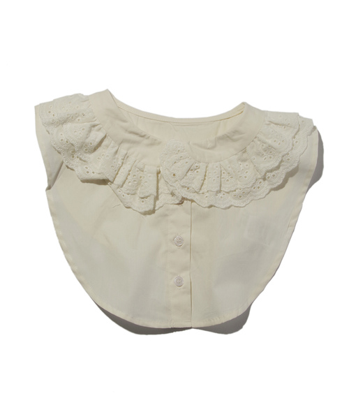 SPINNS(スピンズ)の「累計5000枚突破“重ねるだけで可愛い”魔法のつけ襟/コットンレース(付け襟・レディース・ホワイト/ホワイト系その他・ONESIZE)」の5枚目の写真