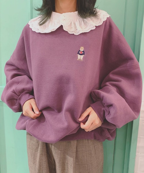 SPINNS(スピンズ)の「累計5000枚突破“重ねるだけで可愛い”魔法のつけ襟/コットンレース(付け襟・レディース・ホワイト/ホワイト系その他・ONESIZE)」の7枚目の写真