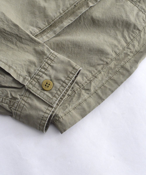 REMI RELIEF(レミレリーフ)の「REMI RELIEF/レミレリーフ 高密度ダンプレイヤードシャツ(シャツ/ブラウス・メンズ・ベージュ/カーキ/オフホワイト/ネイビー・M/L)」の8枚目の写真