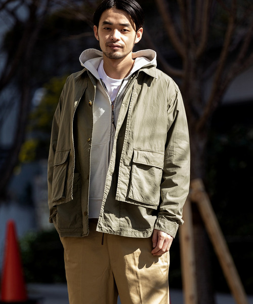 REMI RELIEF(レミレリーフ)の「REMI RELIEF/レミレリーフ 高密度ダンプレイヤードシャツ(シャツ/ブラウス・メンズ・ベージュ/カーキ/オフホワイト/ネイビー・M/L)」の19枚目の写真