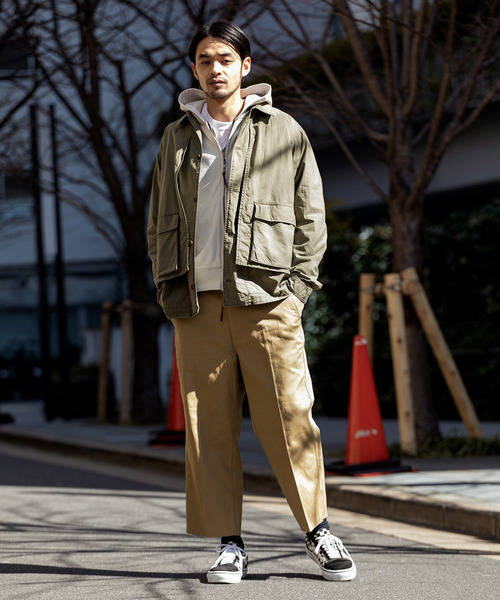 REMI RELIEF(レミレリーフ)の「REMI RELIEF/レミレリーフ 高密度ダンプレイヤードシャツ(シャツ/ブラウス・メンズ・ベージュ/カーキ/オフホワイト/ネイビー・M/L)」の18枚目の写真