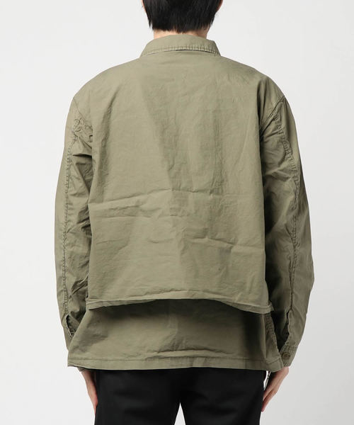 REMI RELIEF(レミレリーフ)の「REMI RELIEF/レミレリーフ 高密度ダンプレイヤードシャツ(シャツ/ブラウス・メンズ・ベージュ/カーキ/オフホワイト/ネイビー・M/L)」の22枚目の写真