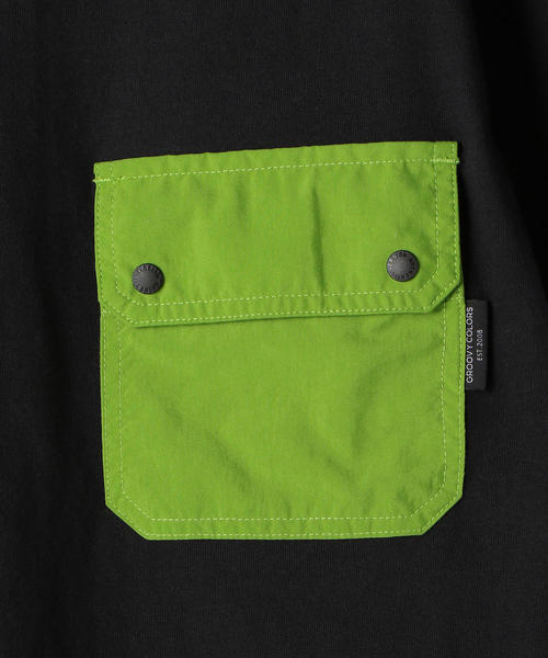 GROOVY COLORS（グルービーカラーズ）の「〔WEB限定〕GROOVY COLORS(グルービーカラーズ)  ポケットTシャツ（Tシャツ/カットソー・キッズ・ホワイト/ブラック・130cm/110cm/140cm/120cm）」の20枚目の写真