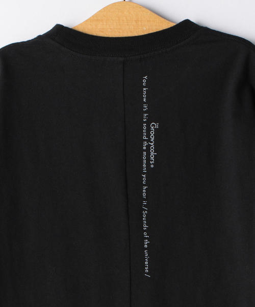 GROOVY COLORS（グルービーカラーズ）の「〔WEB限定〕GROOVY COLORS(グルービーカラーズ)  ポケットTシャツ（Tシャツ/カットソー・キッズ・ホワイト/ブラック・130cm/110cm/140cm/120cm）」の10枚目の写真