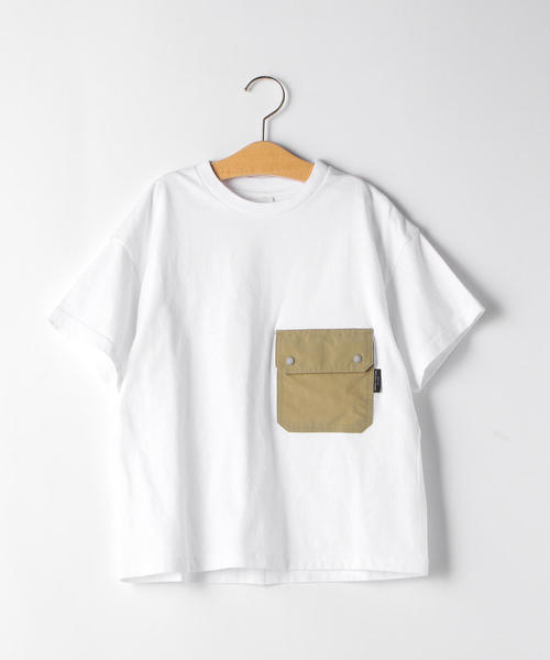 GROOVY COLORS（グルービーカラーズ）の「〔WEB限定〕GROOVY COLORS(グルービーカラーズ)  ポケットTシャツ（Tシャツ/カットソー・キッズ・ホワイト/ブラック・130cm/110cm/140cm/120cm）」の13枚目の写真