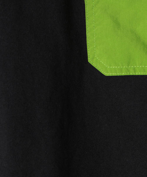 GROOVY COLORS（グルービーカラーズ）の「〔WEB限定〕GROOVY COLORS(グルービーカラーズ)  ポケットTシャツ（Tシャツ/カットソー・キッズ・ホワイト/ブラック・130cm/110cm/140cm/120cm）」の3枚目の写真