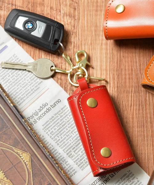 Add+�i�A�b�h�j�́u��Add+ TOCHIGI LEATHER���T�C�h�X�e�b�`�L�[�P�[�X �Ȗ؃��U�[ �{�v��MADE IN JAPAN���i�L�[�P�[�X/�L�[�A�N�Z�T���[�j�v�b���b�h